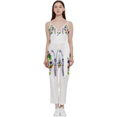 Butterfly T- Shirt Butterfly T- Shirt V-neck Camisole Jumpsuit by JamesGoode