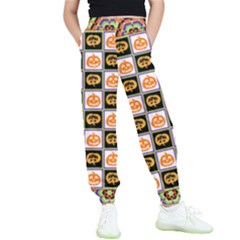 Lantern Chess Halloween Kids  Joggers by Pakjumat