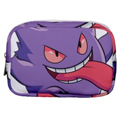 Purple Funny Monster Make Up Pouch (small) by Sarkoni