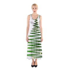 Christmas Tree Holidays Sleeveless Maxi Dress by Sarkoni