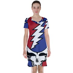 Grateful Dead Short Sleeve Nightdress by Sarkoni