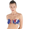 Grateful Dead Twist Bandeau Bikini Top View1