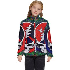 Grateful Dead - Kids  Puffer Bubble Jacket Coat by Sarkoni