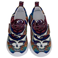 Grateful-dead-ahead-of-their-time Kids  Velcro No Lace Shoes by Sarkoni