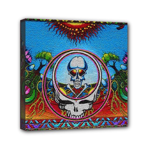 Grateful Dead Wallpapers Mini Canvas 6  X 6  (stretched) by Sarkoni