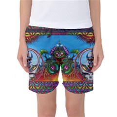 Grateful Dead Wallpapers Women s Basketball Shorts by Sarkoni