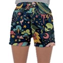 Alien Rocket Space Aesthetic Sleepwear Shorts View1