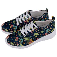 Alien Rocket Space Aesthetic Men s Lightweight Sports Shoes by Sarkoni