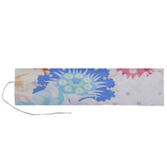 Flowers Illustration T- Shirt Sunshine Blossoms Roll Up Canvas Pencil Holder (l) by EnriqueJohnson