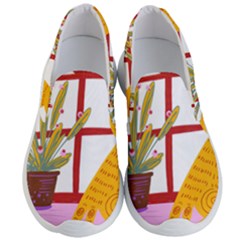 Cat Pet Ginger Art Animal Cartoon Men s Lightweight Slip Ons by uniart180623