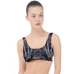 Gray And Multicolored Skeleton Illustration The Little Details Bikini Top by uniart180623
