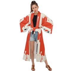Union Jack England Uk United Kingdom London Maxi Kimono by uniart180623