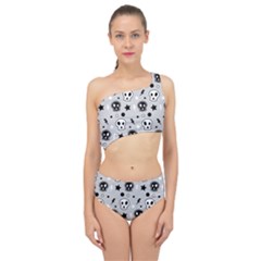 Skull-pattern- Spliced Up Two Piece Swimsuit by Ket1n9