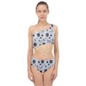 Skull-pattern- Spliced Up Two Piece Swimsuit View1