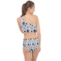 Skull-pattern- Spliced Up Two Piece Swimsuit View2