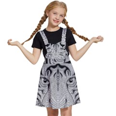 Tiger Head Kids  Apron Dress by Ket1n9