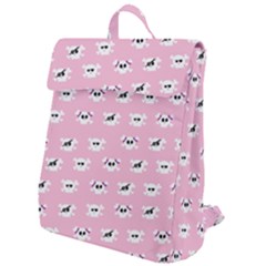 Girly Girlie Punk Skull Flap Top Backpack by Ket1n9