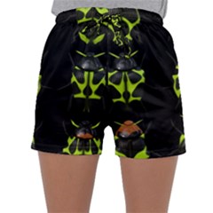 Beetles-insects-bugs- Sleepwear Shorts by Ket1n9