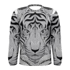 Tiger Head Men s Long Sleeve T-shirt by Ket1n9