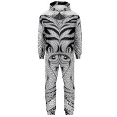 Tiger Head Hooded Jumpsuit (men) by Ket1n9