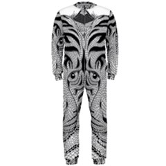 Tiger Head Onepiece Jumpsuit (men) by Ket1n9