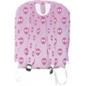 Alien Pattern Pink Full Print Backpack View2