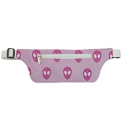 Alien Pattern Pink Active Waist Bag by Ket1n9