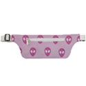 Alien Pattern Pink Active Waist Bag View1