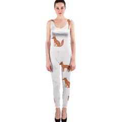 Fox Animal Wild Pattern One Piece Catsuit by Ket1n9