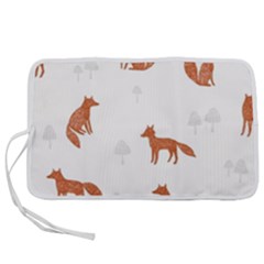 Fox Animal Wild Pattern Pen Storage Case (l) by Ket1n9