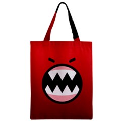 Funny Angry Zipper Classic Tote Bag by Ket1n9