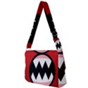 Funny Angry Full Print Messenger Bag (S) View2