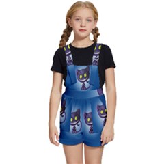 Cats Funny Kids  Short Overalls by Ket1n9