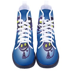 Cats Funny Men s High-top Canvas Sneakers by Ket1n9