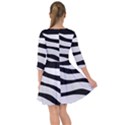 White Tiger Skin Smock Dress View2
