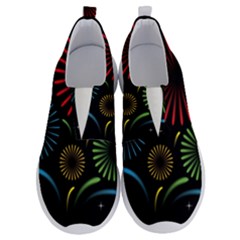 Fireworks With Star Vector No Lace Lightweight Shoes by Ket1n9