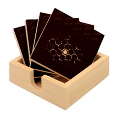 Green Android Honeycomb Gree Bamboo Coaster Set by Ket1n9