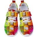 Colorful 3d Social Media Women s Velcro Strap Shoes View1