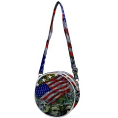 Usa United States Of America Images Independence Day Crossbody Circle Bag by Ket1n9