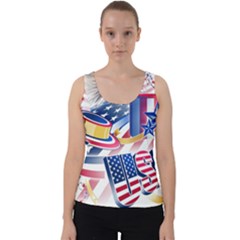 United States Of America Usa  Images Independence Day Velvet Tank Top by Ket1n9