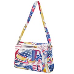 Independence Day United States Of America Front Pocket Crossbody Bag by Ket1n9