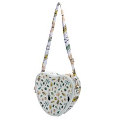 Insect Animal Pattern Heart Shoulder Bag by Ket1n9