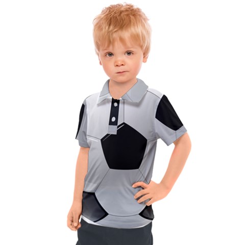 Soccer Ball Kids  Polo T-shirt by Ket1n9