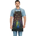 Beautiful Peacock Feather Kitchen Apron View1