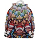 Wood Sculpture Bali Logo Top Flap Backpack View3