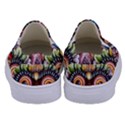 Wood Sculpture Bali Logo Kids  Canvas Slip Ons View4