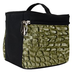 Aligator-skin Make Up Travel Bag (small) by Ket1n9