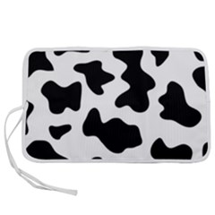 Animal-print-black-and-white-black Pen Storage Case (l) by Ket1n9