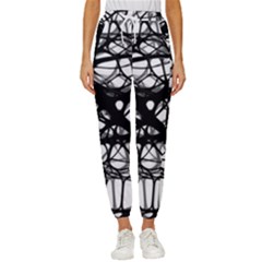 Neurons-brain-cells-brain-structure Women s Cropped Drawstring Pants by Ket1n9