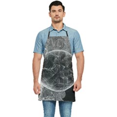 Space-universe-earth-rocket Kitchen Apron by Ket1n9